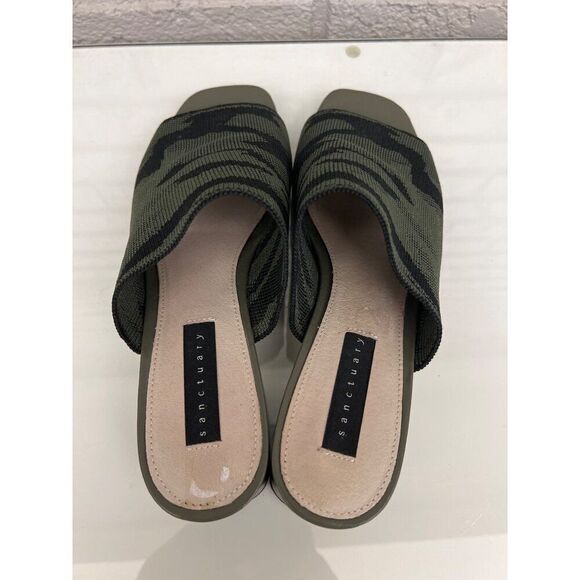 Sanctuary Women Rumble Recycled Mesh Camouflage Open Toe Sandals Size 7M - Picture 4 of 6